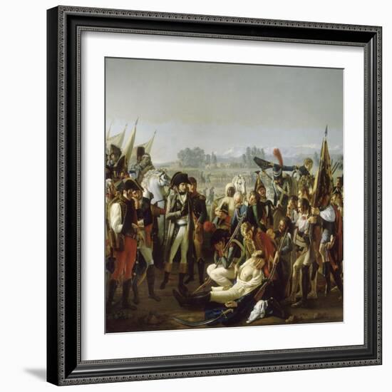 Mort du général Desaix à la bataille de Marengo le 14 juin 1800-Jean Broc-Framed Giclee Print