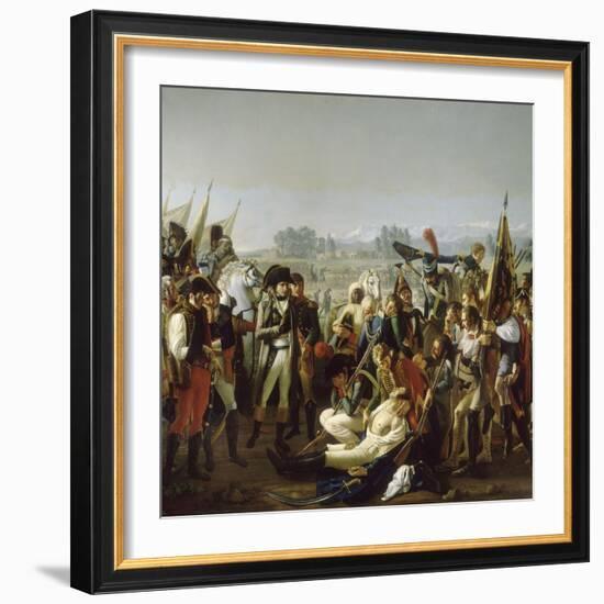 Mort du général Desaix à la bataille de Marengo le 14 juin 1800-Jean Broc-Framed Giclee Print