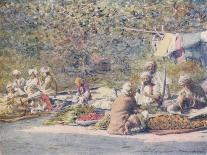 'A Vegetable Market, Peshawur', 1905-Mortimer Luddington Menpes-Giclee Print