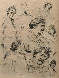 Studies of James Mcneill Whistler, C1886. (1903)-Mortimer Luddington Menpes-Giclee Print