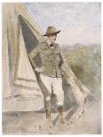 Winston Churchill British Statesman and Author as a Boer War Correspondent-Mortimer Menpes-Framed Photographic Print