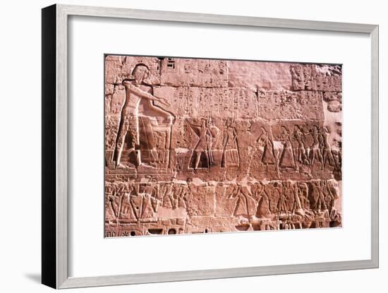 Mortuary Temple of Rameses III at Medianat Habu, Luxor, Egypt, 12th Century BC-Unknown-Framed Giclee Print