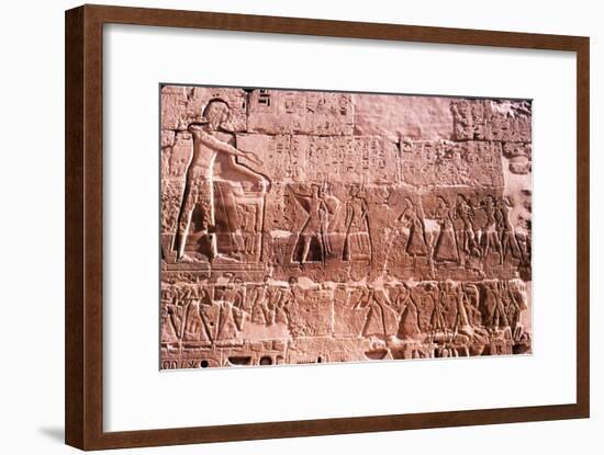 Mortuary Temple of Rameses III at Medianat Habu, Luxor, Egypt, 12th Century BC-Unknown-Framed Giclee Print