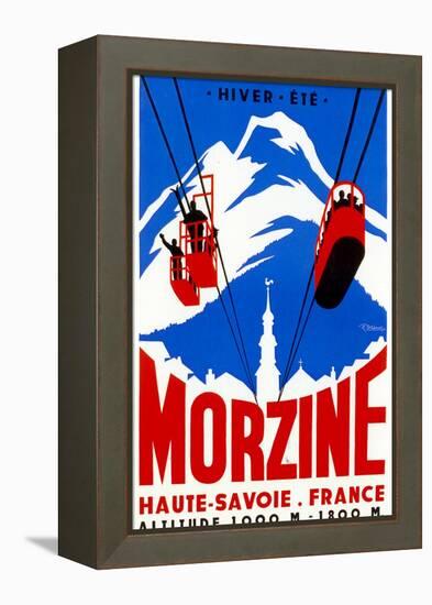 Morzine-Vintage Apple Collection-Framed Premier Image Canvas