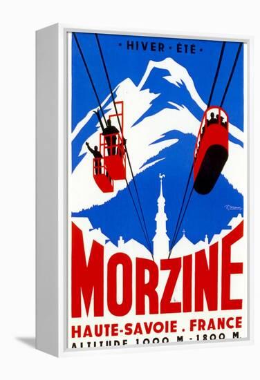 Morzine-Vintage Apple Collection-Framed Premier Image Canvas