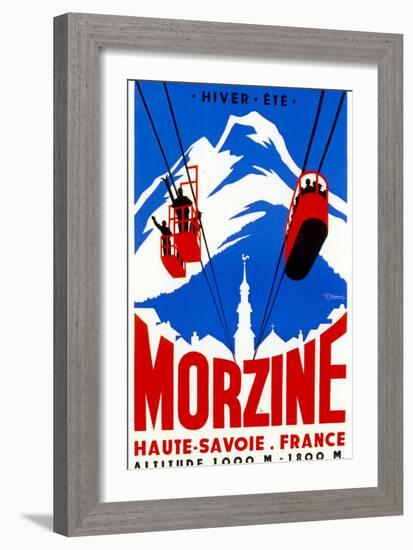 Morzine-Vintage Apple Collection-Framed Giclee Print