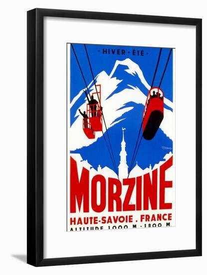 Morzine-Vintage Apple Collection-Framed Giclee Print