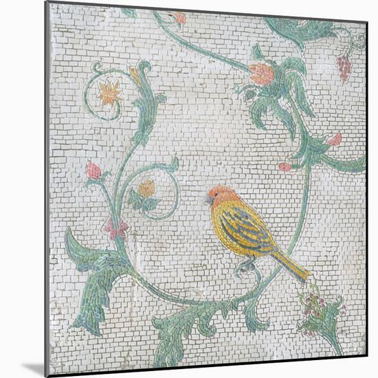 Mosaic Birds III-Wellington Studio-Mounted Art Print