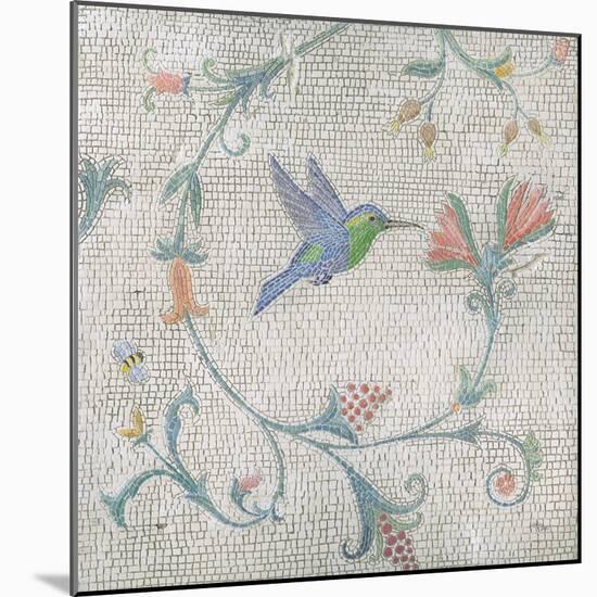 Mosaic Birds IV-Wellington Studio-Mounted Art Print