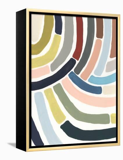 Mosaic Curve II-June Vess-Framed Stretched Canvas