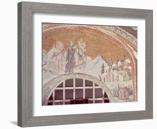 Mosaic Depicting City of Nazareth, 1315-1320, Church of Holy Saviour in Chora-null-Framed Giclee Print