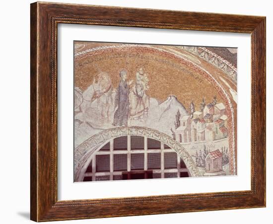 Mosaic Depicting City of Nazareth, 1315-1320, Church of Holy Saviour in Chora-null-Framed Giclee Print