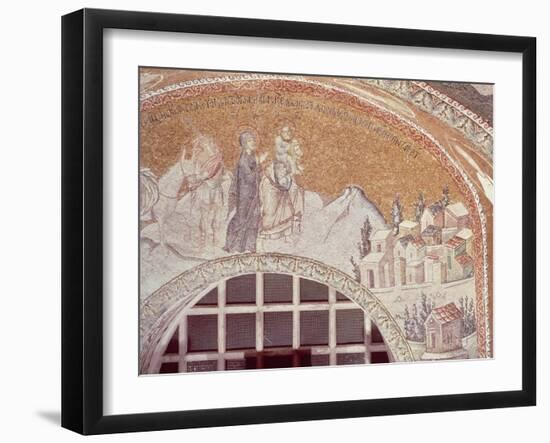 Mosaic Depicting City of Nazareth, 1315-1320, Church of Holy Saviour in Chora-null-Framed Giclee Print