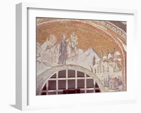 Mosaic Depicting City of Nazareth, 1315-1320, Church of Holy Saviour in Chora-null-Framed Giclee Print