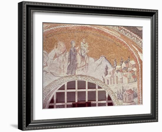 Mosaic Depicting City of Nazareth, 1315-1320, Church of Holy Saviour in Chora-null-Framed Giclee Print