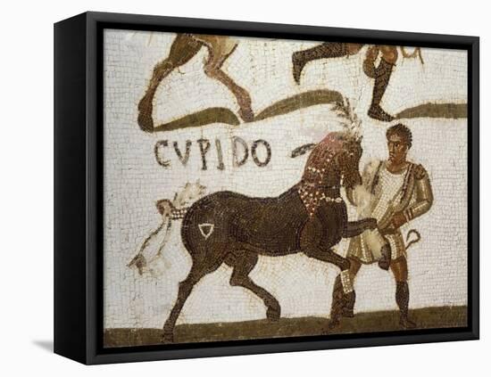 Mosaic Depicting Race Horse Being Held by Bridle, 3rd Century-null-Framed Premier Image Canvas