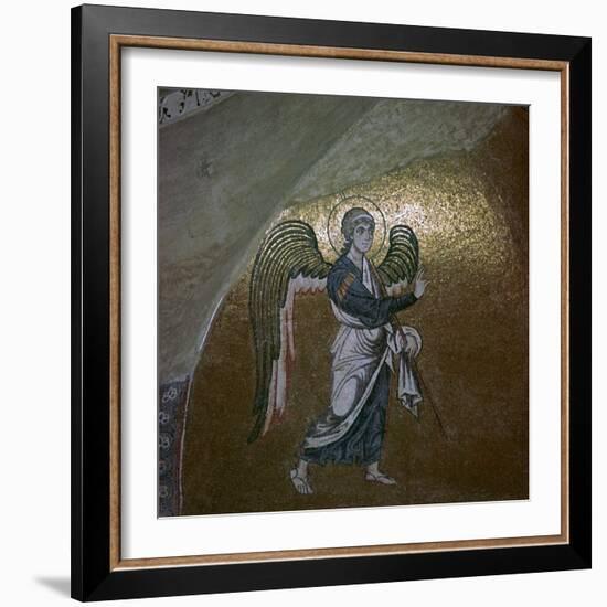 Mosaic detail of the angel Gabriel, 11th century-Unknown-Framed Giclee Print