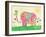 Mosaic Elephant-Jennifer McCully-Framed Giclee Print