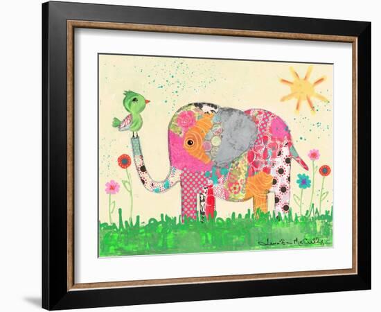 Mosaic Elephant-Jennifer McCully-Framed Giclee Print