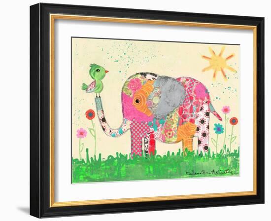 Mosaic Elephant-Jennifer McCully-Framed Giclee Print