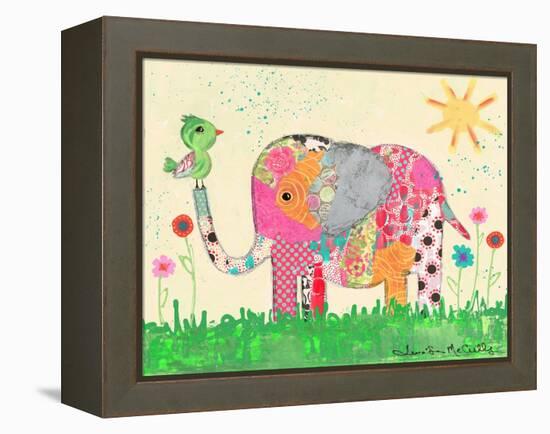 Mosaic Elephant-Jennifer McCully-Framed Premier Image Canvas