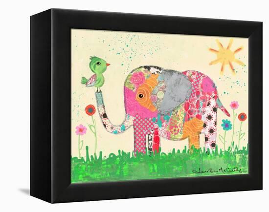 Mosaic Elephant-Jennifer McCully-Framed Premier Image Canvas