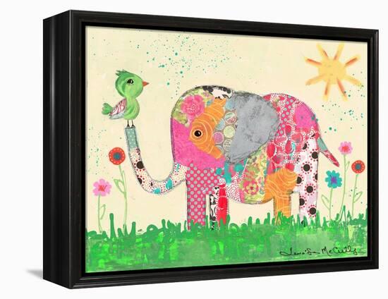 Mosaic Elephant-Jennifer McCully-Framed Premier Image Canvas