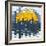 Mosaic Evening City-JoeBakal-Framed Art Print