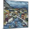 Mosaic Harbor I-June Vess-Mounted Art Print