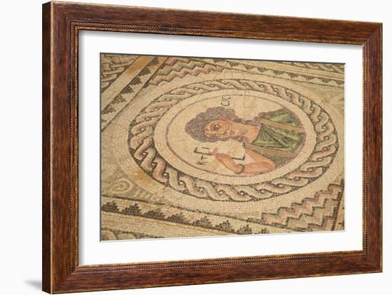 Mosaic, Kourion, Cyprus, Europe-Neil Farrin-Framed Photographic Print