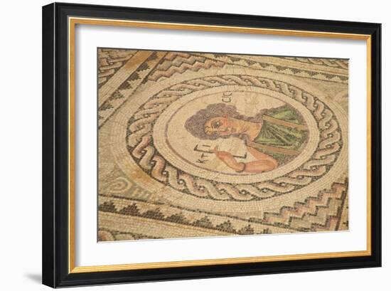 Mosaic, Kourion, Cyprus, Europe-Neil Farrin-Framed Photographic Print