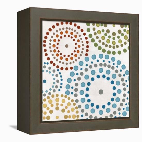 Mosaic Mandalas I-Erica J. Vess-Framed Stretched Canvas