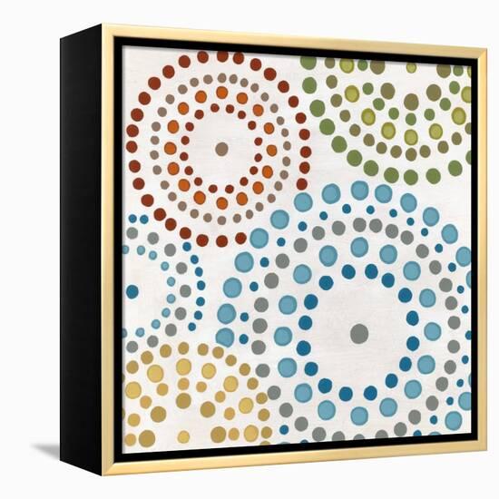 Mosaic Mandalas I-Erica J. Vess-Framed Stretched Canvas