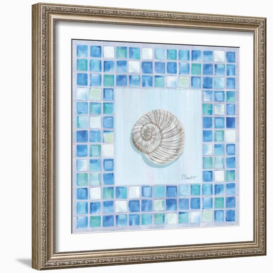 Mosaic Moonshell-Paul Brent-Framed Art Print