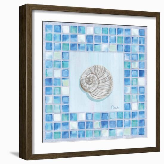 Mosaic Moonshell-Paul Brent-Framed Art Print