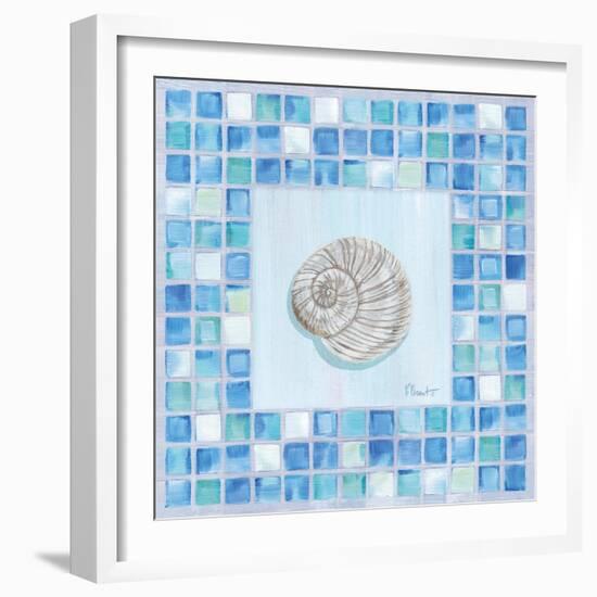 Mosaic Moonshell-Paul Brent-Framed Art Print