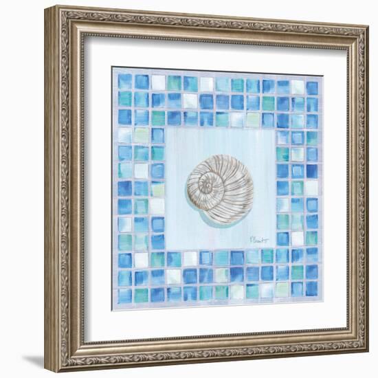 Mosaic Moonshell-Paul Brent-Framed Art Print