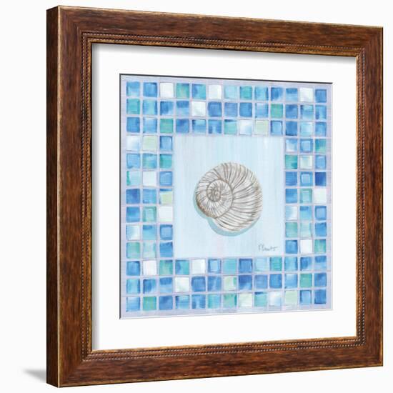 Mosaic Moonshell-Paul Brent-Framed Art Print