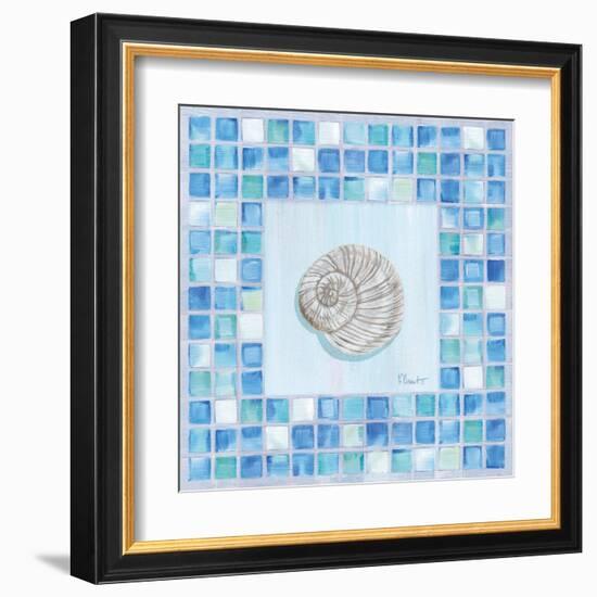 Mosaic Moonshell-Paul Brent-Framed Art Print