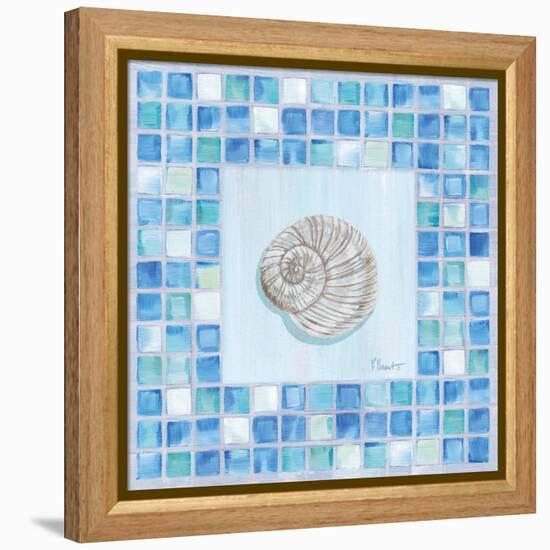 Mosaic Moonshell-Paul Brent-Framed Stretched Canvas