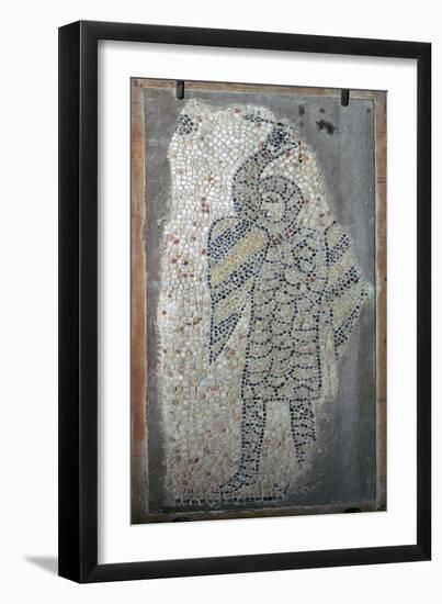 Mosaic of a crusader from the fourth Crusade, 13th century. Artist: Unknown-Unknown-Framed Giclee Print