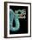 Mosaic of a Double-Headed Serpent (Detail of Head)-null-Framed Art Print