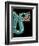 Mosaic of a Double-Headed Serpent (Detail of Head)-null-Framed Art Print