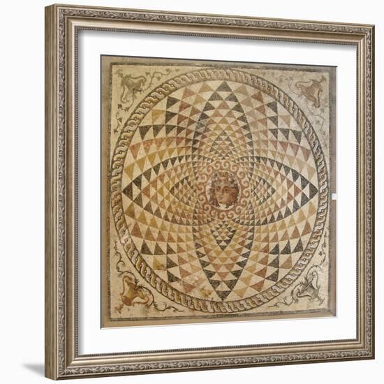 Mosaic of a Roman Villa, Corinth Museum, Korinthia, Peloponnese, Greece-Prisma Archivo-Framed Photographic Print