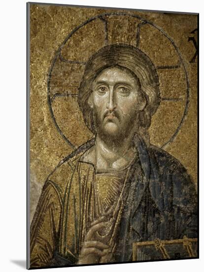 Mosaic of Christ, Santa Sofia, Istanbul, Turkey, Eurasia-Adam Woolfitt-Mounted Photographic Print