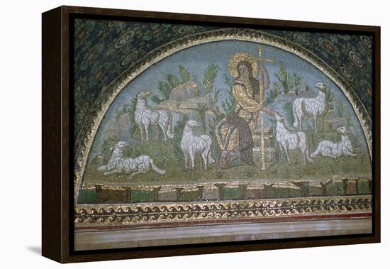 Mosaic of Christ the Good Shepherd, 5th century BC.. Artist: Unknown-Unknown-Framed Premier Image Canvas