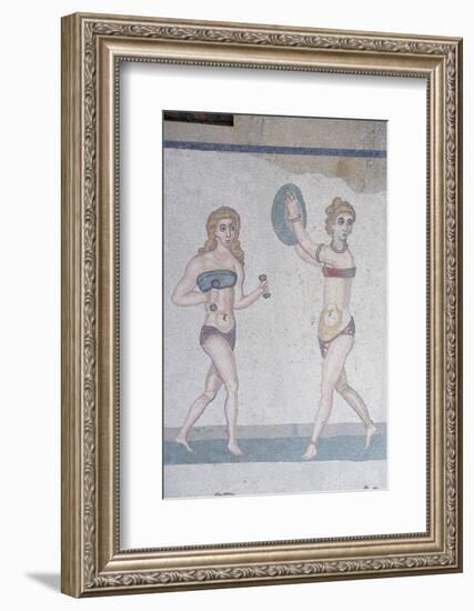 Mosaic of Girls in Bikinis-Bruno Morandi-Framed Photographic Print