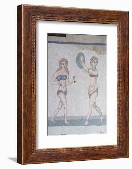 Mosaic of Girls in Bikinis-Bruno Morandi-Framed Photographic Print