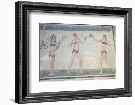 Mosaic of Girls in Bikinis-Bruno Morandi-Framed Photographic Print