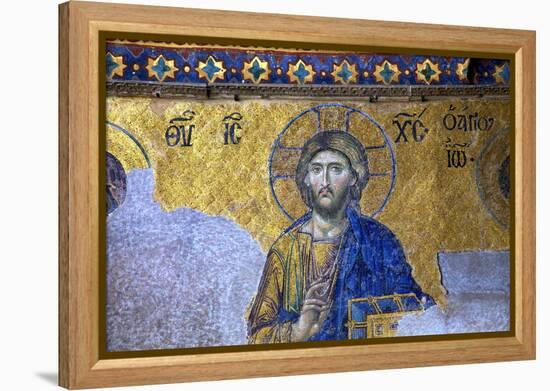 Mosaic of Jesus Christ-Neil Farrin-Framed Premier Image Canvas